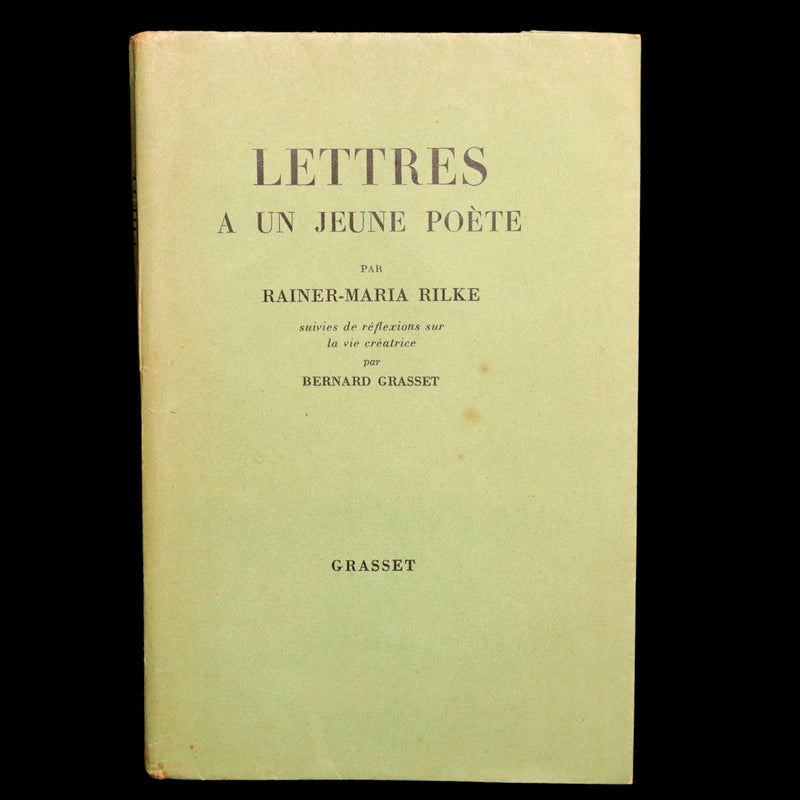 1937 Rare French First Edition - Lettres à un Jeune Poète by Rainer Maria Rilke