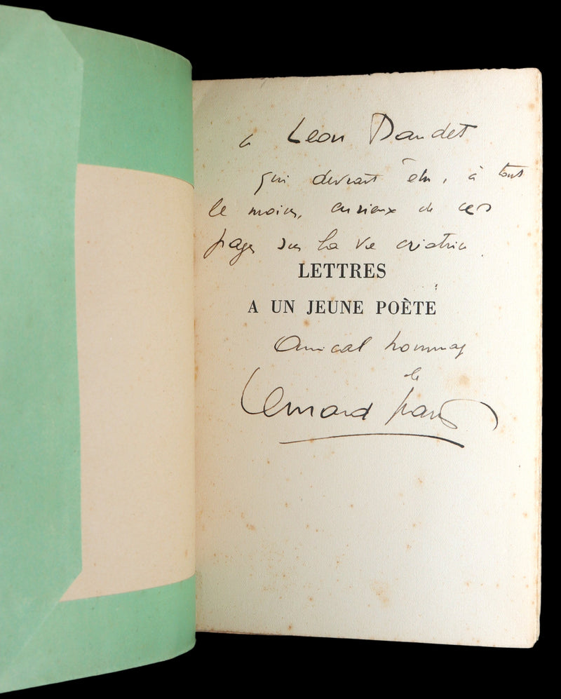 1937 Rare French First Edition - Lettres à un Jeune Poète by Rainer Maria Rilke