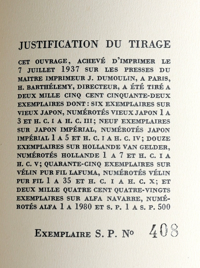 1937 Rare French First Edition - Lettres à un Jeune Poète by Rainer Maria Rilke
