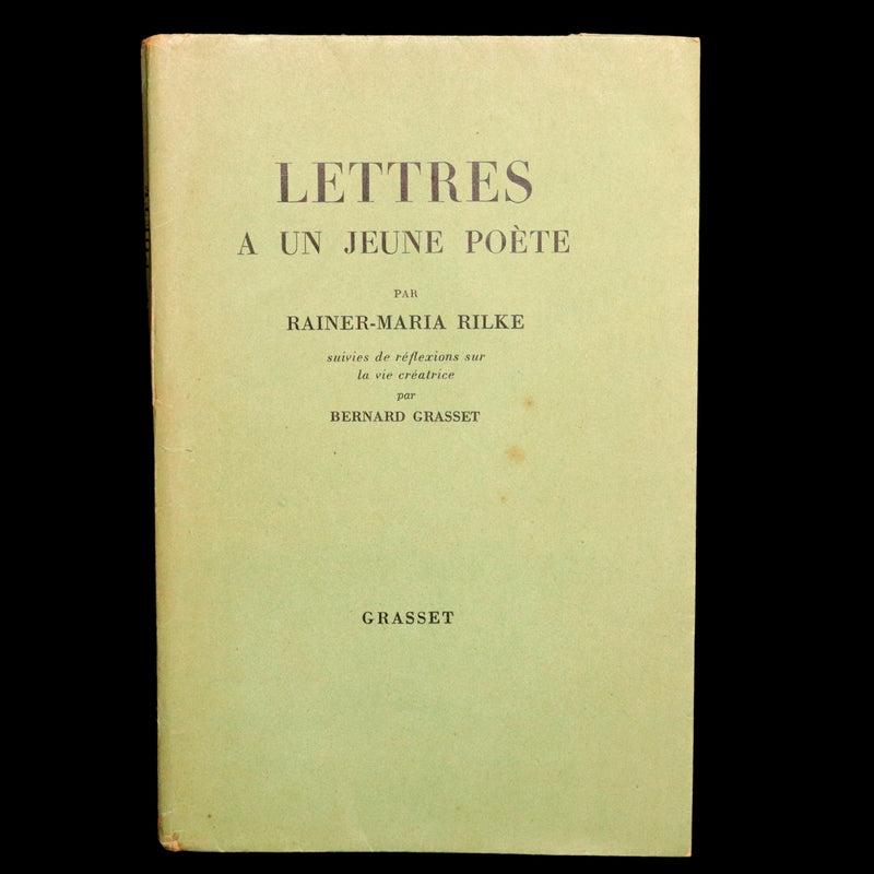 1937 Rare French First Edition - Lettres à un Jeune Poète by Rainer Maria Rilke