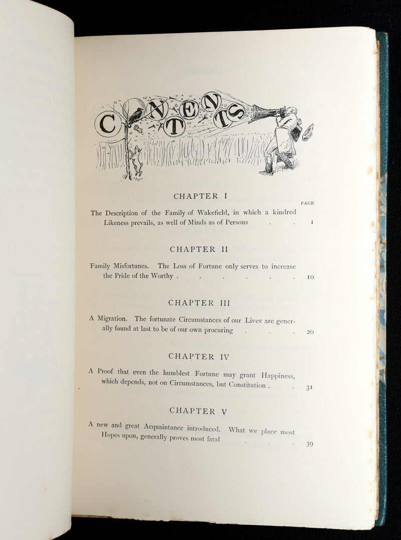1890 Rare Ramage Binding - The Vicar of Wakefield illustrated by Hugh Thomson