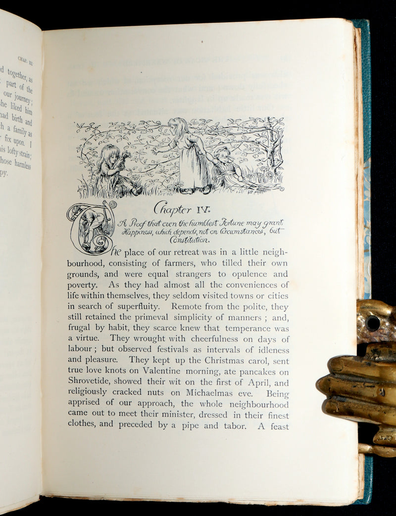 1890 Rare Ramage Binding - The Vicar of Wakefield illustrated by Hugh Thomson