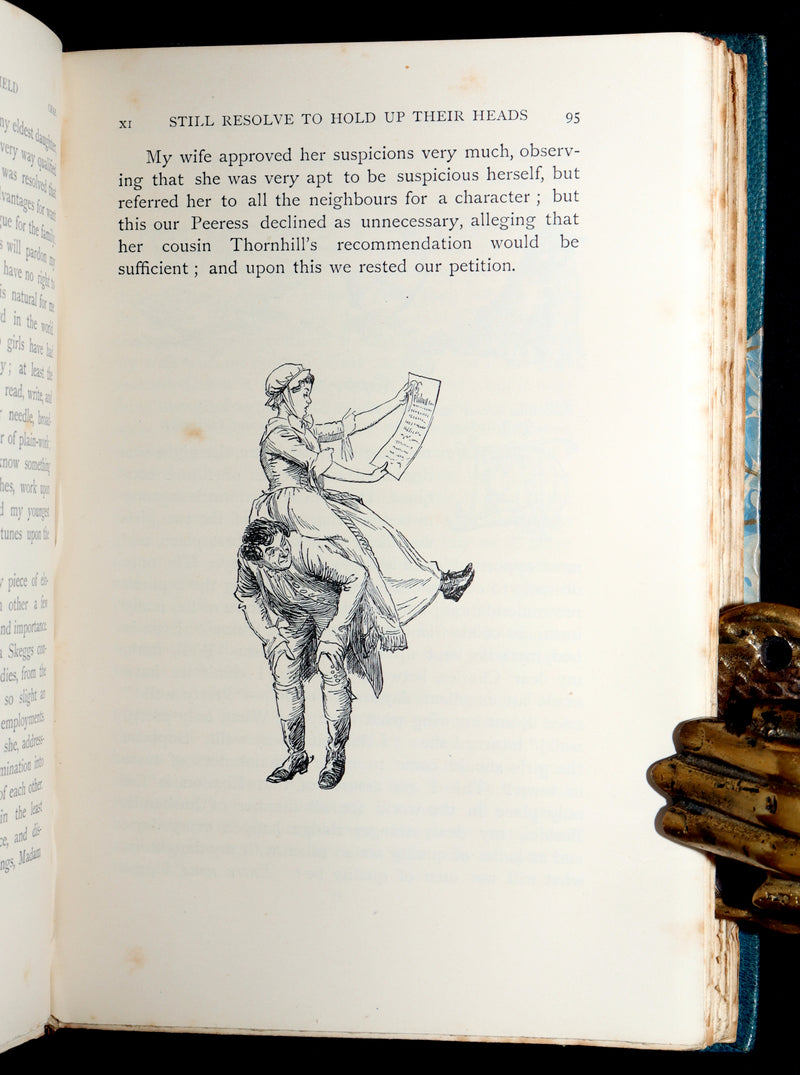 1890 Rare Ramage Binding - The Vicar of Wakefield illustrated by Hugh Thomson