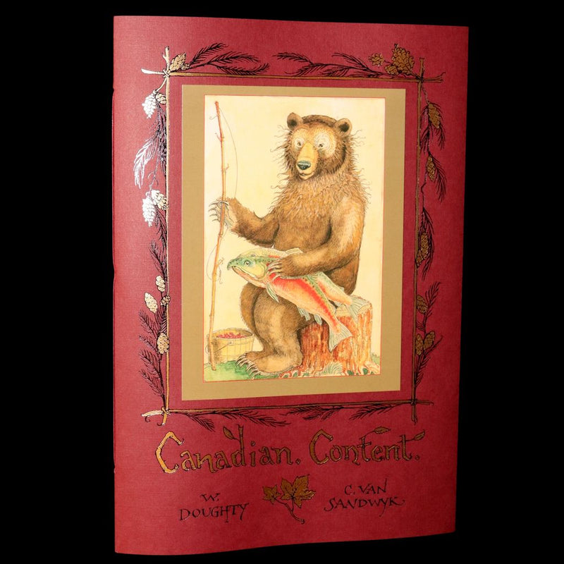 2009 Rare Signed Book - Canadian Content illustrated by Charles van Sandwyk