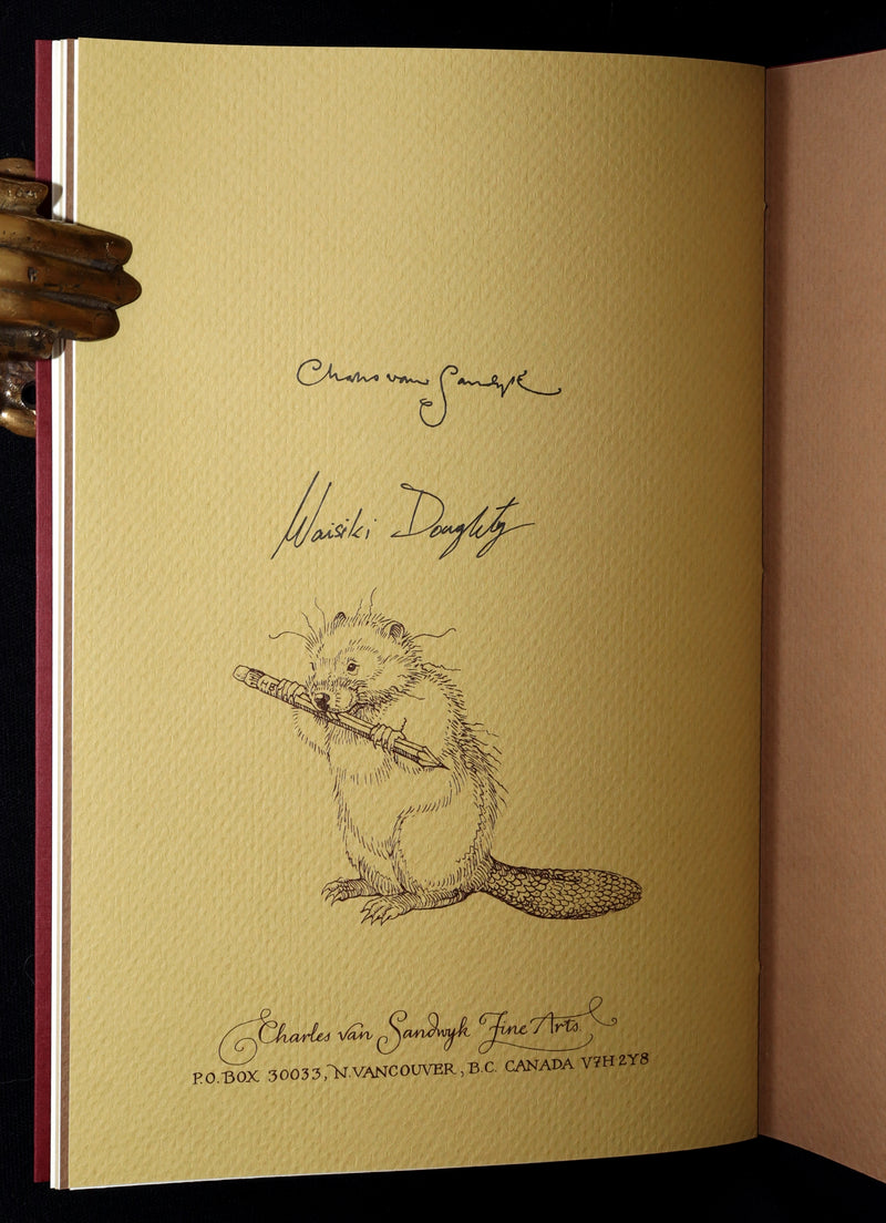 2009 Rare Signed Book - Canadian Content illustrated by Charles van Sandwyk