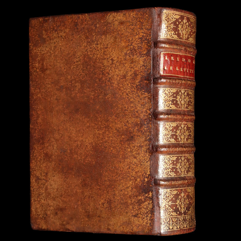 1699 Rare French Latin Bible - L’Exode et Le Lévitique, Exodus and Leviticus