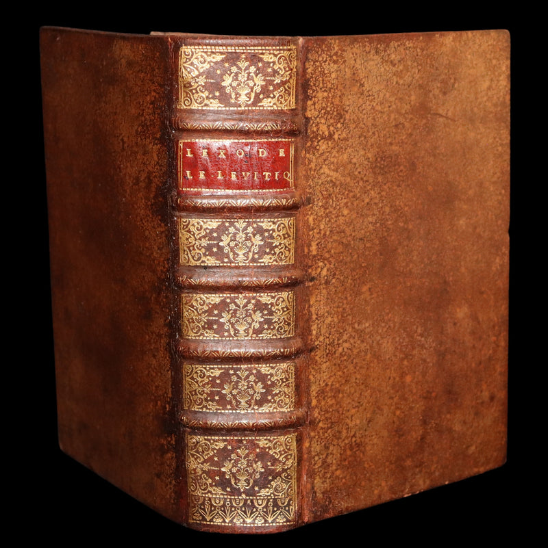 1699 Rare French Latin Bible - L’Exode et Le Lévitique, Exodus and Leviticus