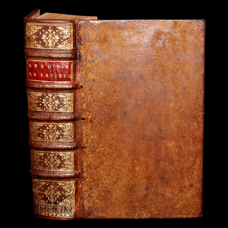 1699 Rare French Latin Bible - L’Exode et Le Lévitique, Exodus and Leviticus