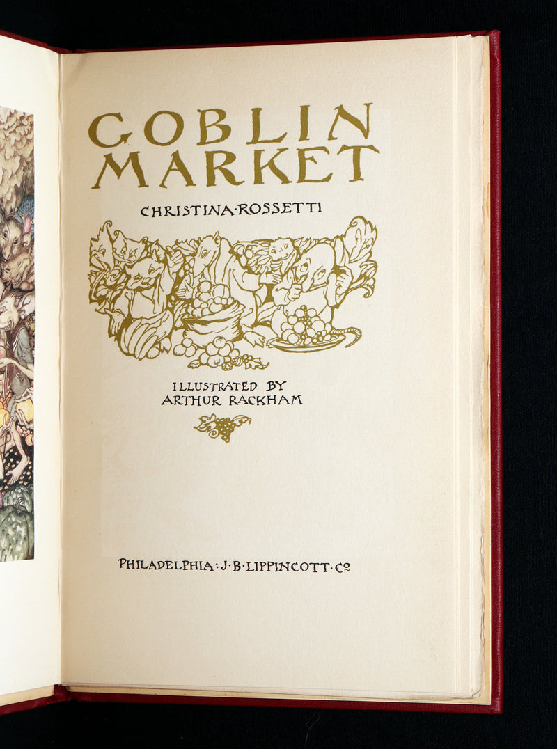 1933 Rare First US Edition - Goblin Market illustrated by Arthur Rackham