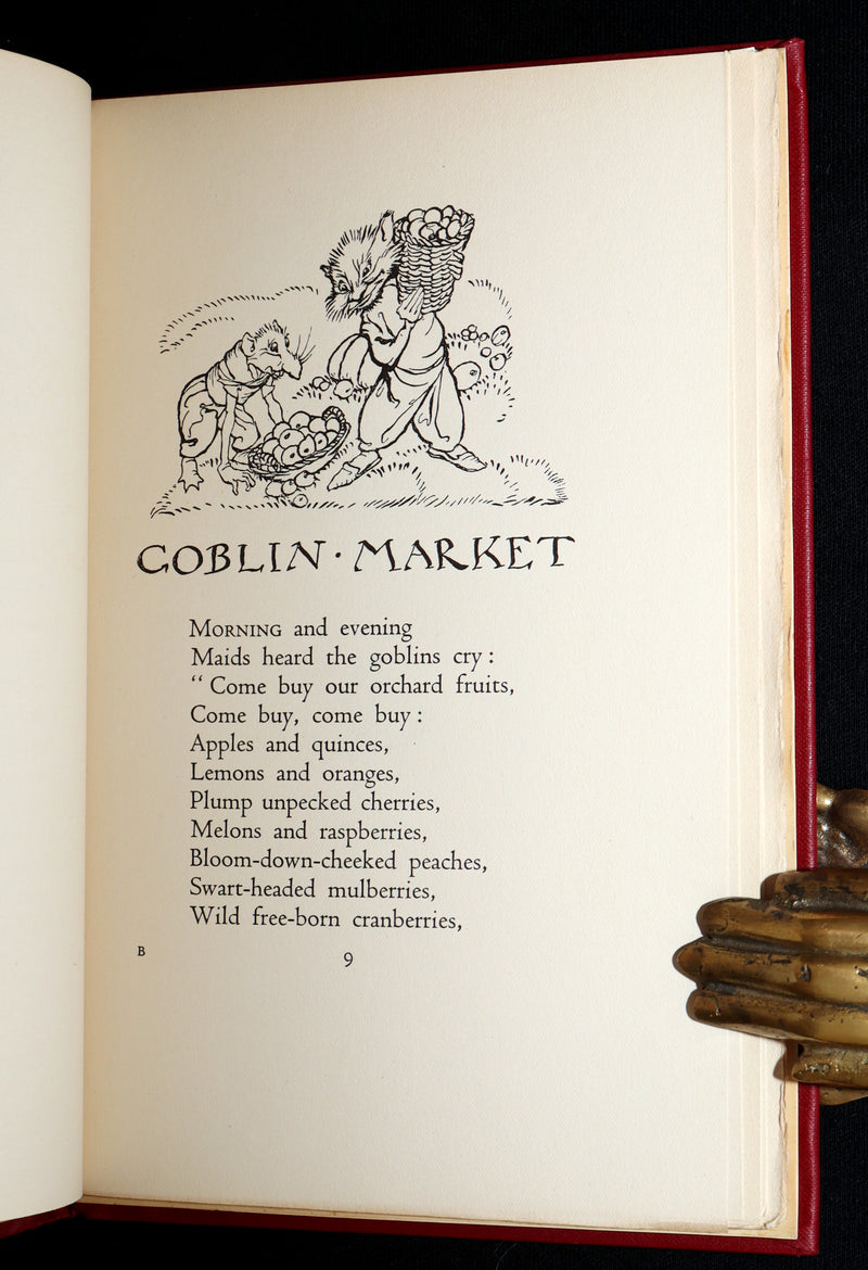 1933 Rare First US Edition - Goblin Market illustrated by Arthur Rackham