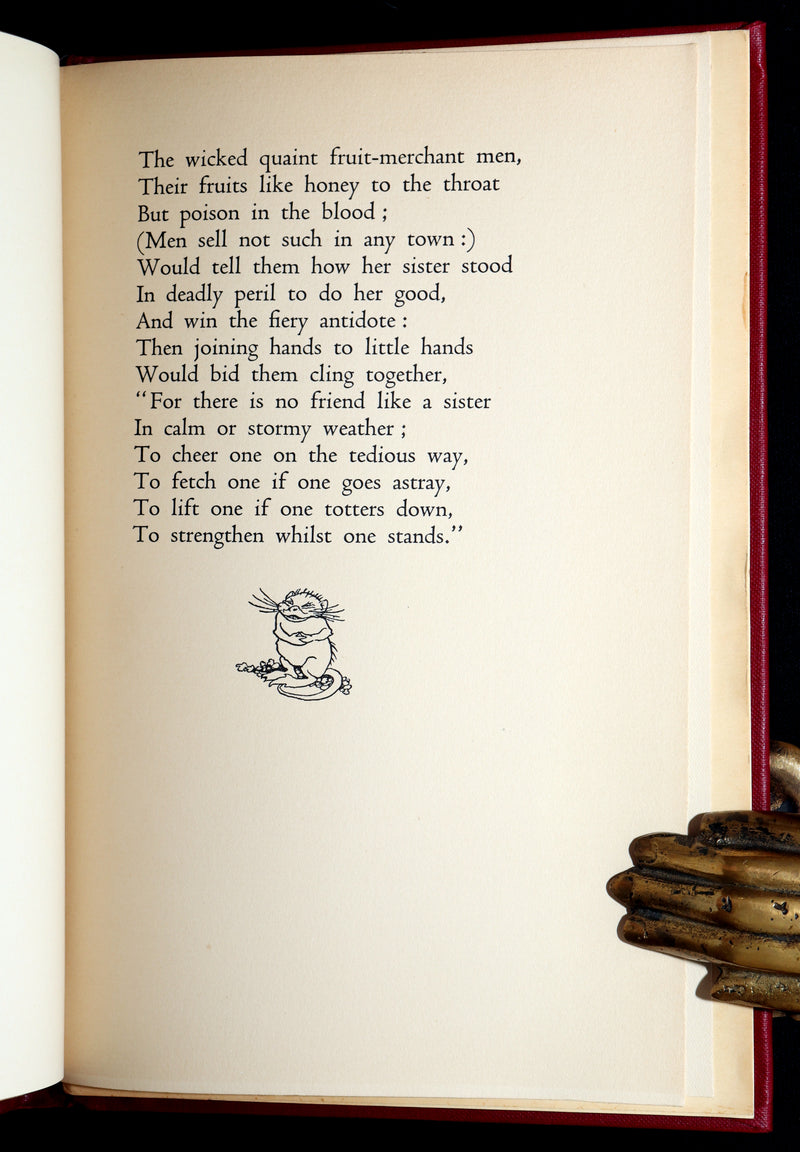 1933 Rare First US Edition - Goblin Market illustrated by Arthur Rackham