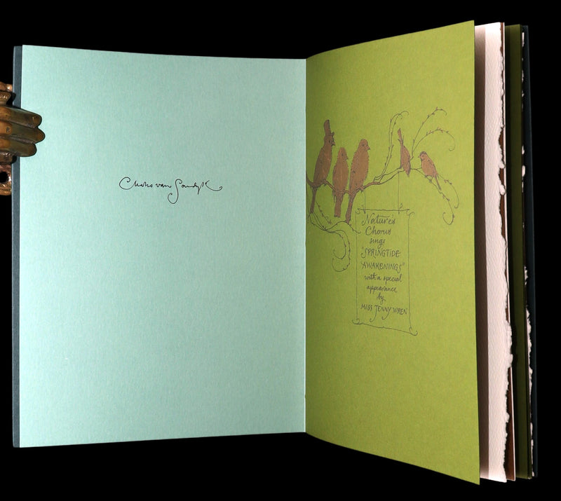 2008 Rare Signed 1stED - Mr. Rabbit's Symphony of Nature by Charles van Sandwyk