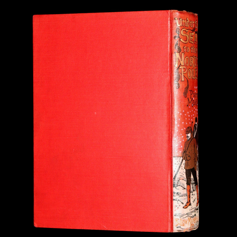 1890 Scarce Book - Under the Sea to the North Pole by Pierre Maël