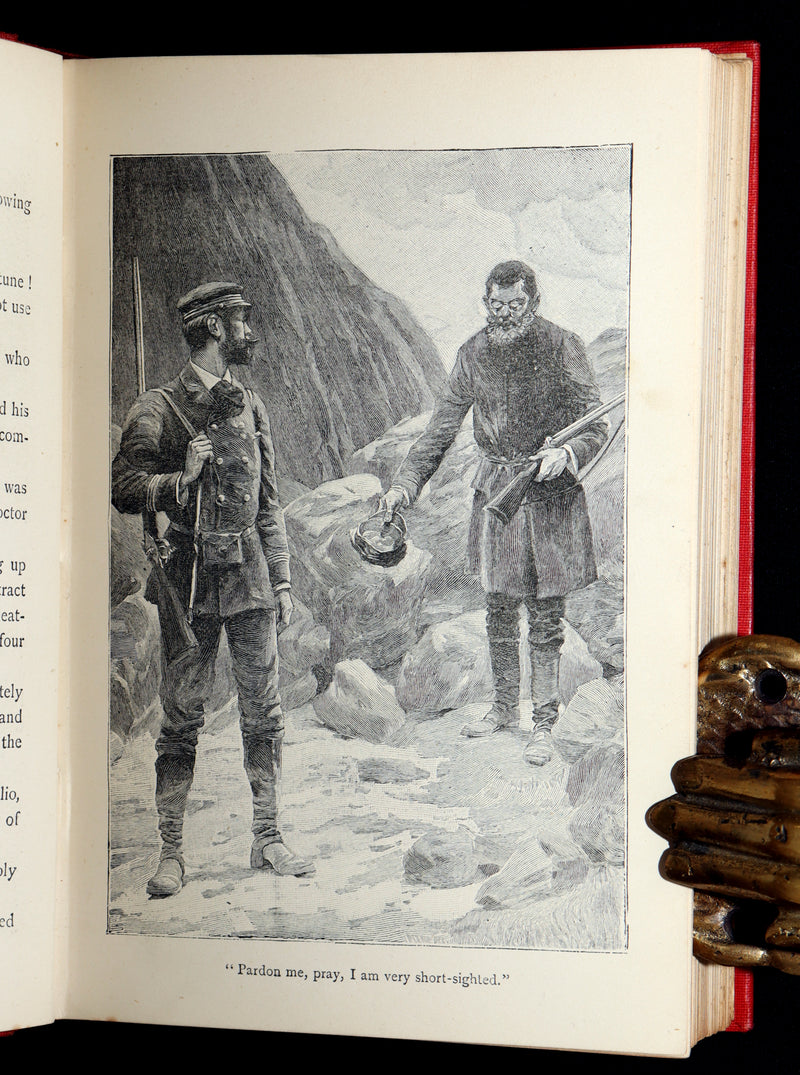1890 Scarce Book - Under the Sea to the North Pole by Pierre Maël