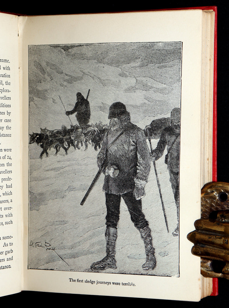 1890 Scarce Book - Under the Sea to the North Pole by Pierre Maël