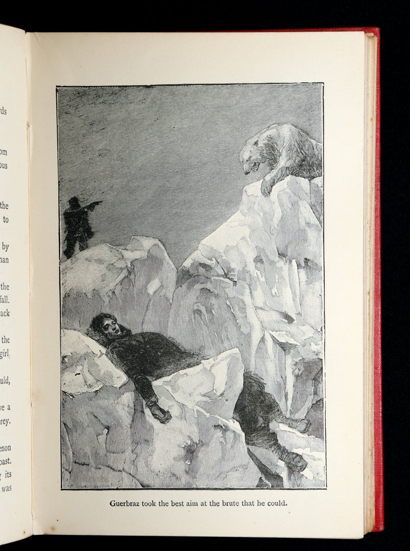 1890 Scarce Book - Under the Sea to the North Pole by Pierre Maël