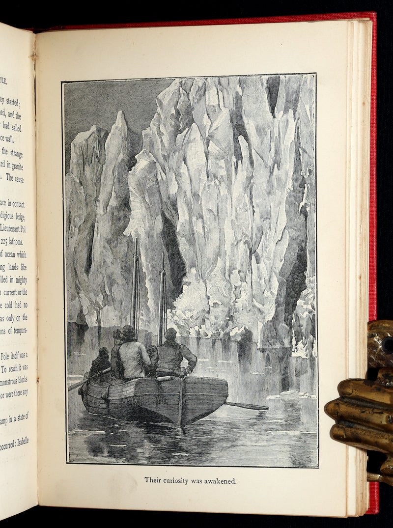 1890 Scarce Book - Under the Sea to the North Pole by Pierre Maël