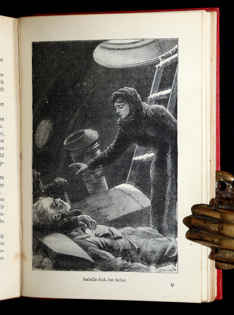 1890 Scarce Book - Under the Sea to the North Pole by Pierre Maël