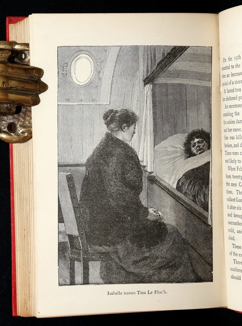 1890 Scarce Book - Under the Sea to the North Pole by Pierre Maël