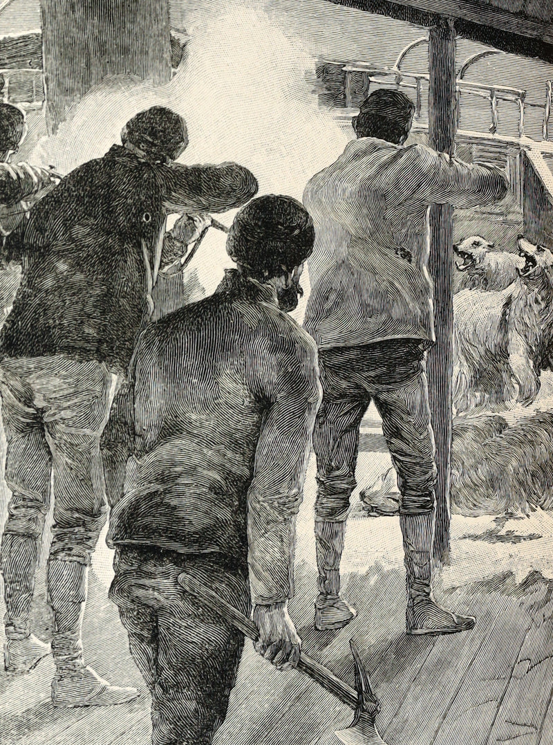 1890 Scarce Book - Under the Sea to the North Pole by Pierre Maël