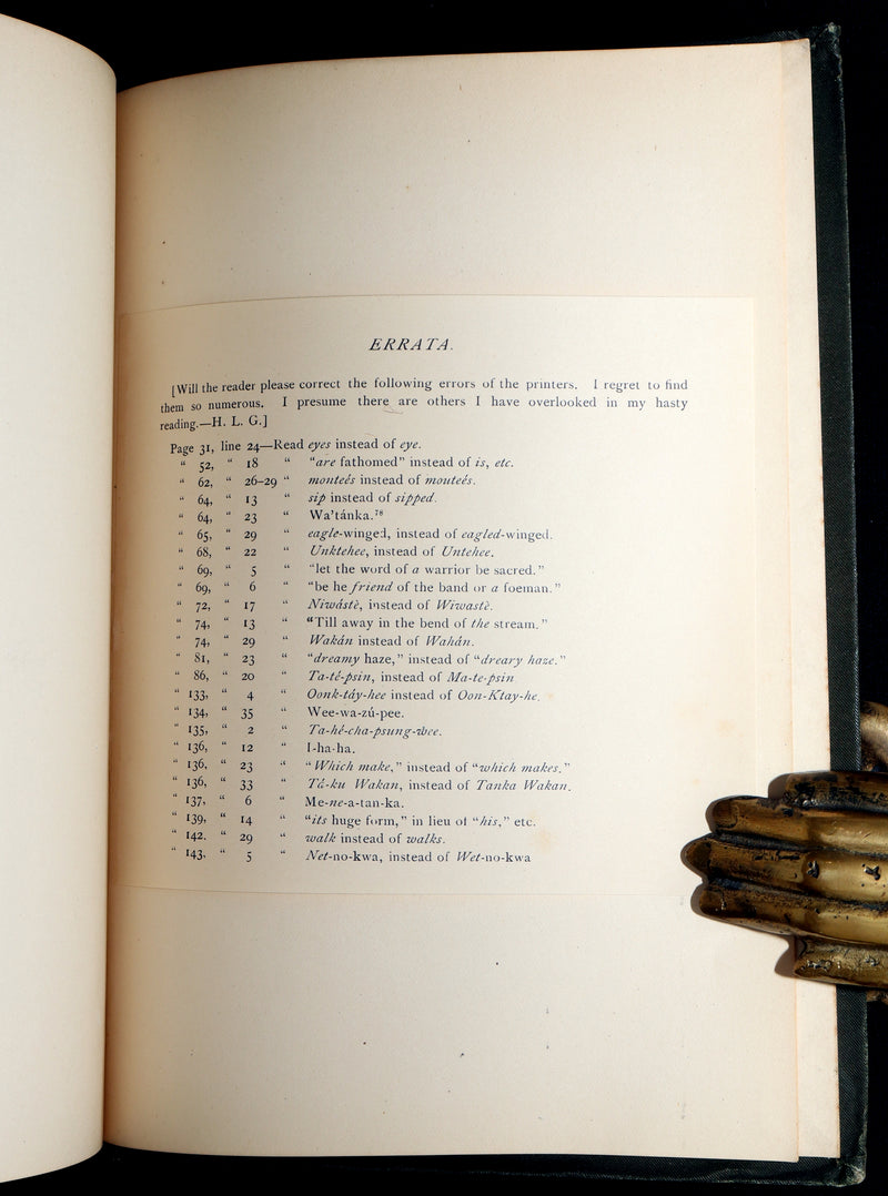 1881 Rare First Edition - Legends of the Northwest by Hanford Lennox Gordon