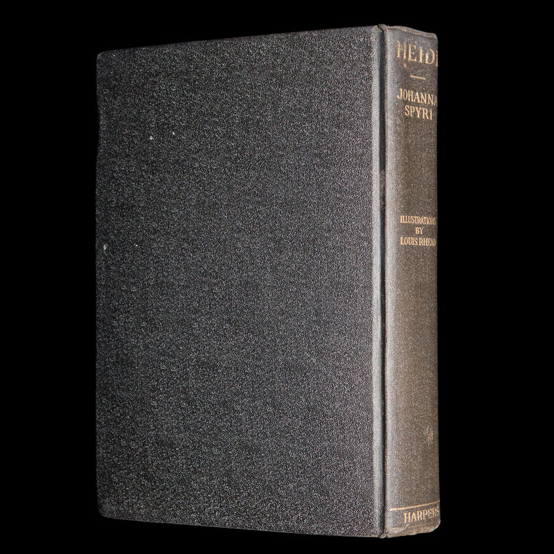 1925 First Illustrated Edition by Louis Rhead - Heidi by Johanna Spyri