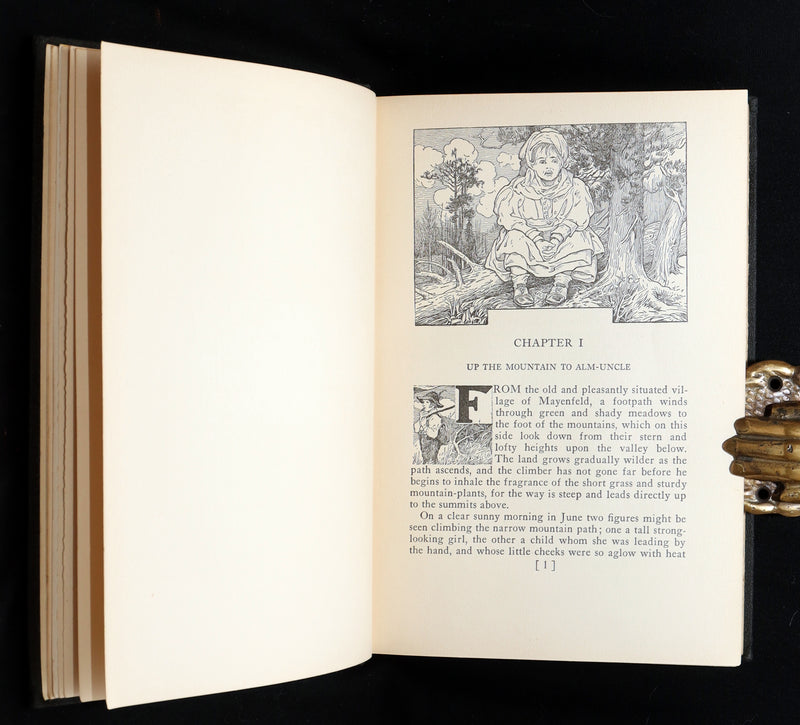 1925 First Illustrated Edition by Louis Rhead - Heidi by Johanna Spyri