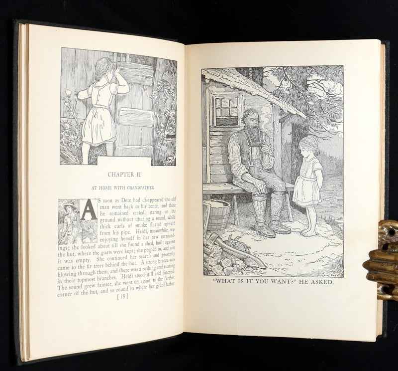1925 First Illustrated Edition by Louis Rhead - Heidi by Johanna Spyri