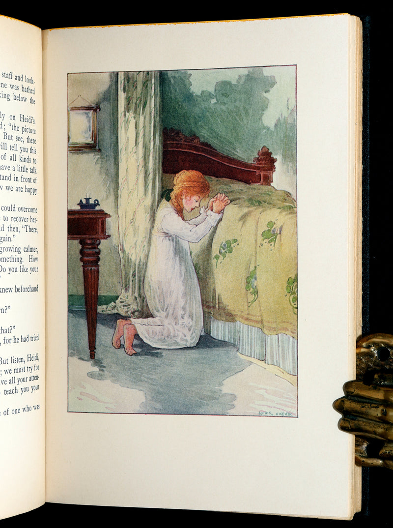 1925 First Illustrated Edition by Louis Rhead - Heidi by Johanna Spyri