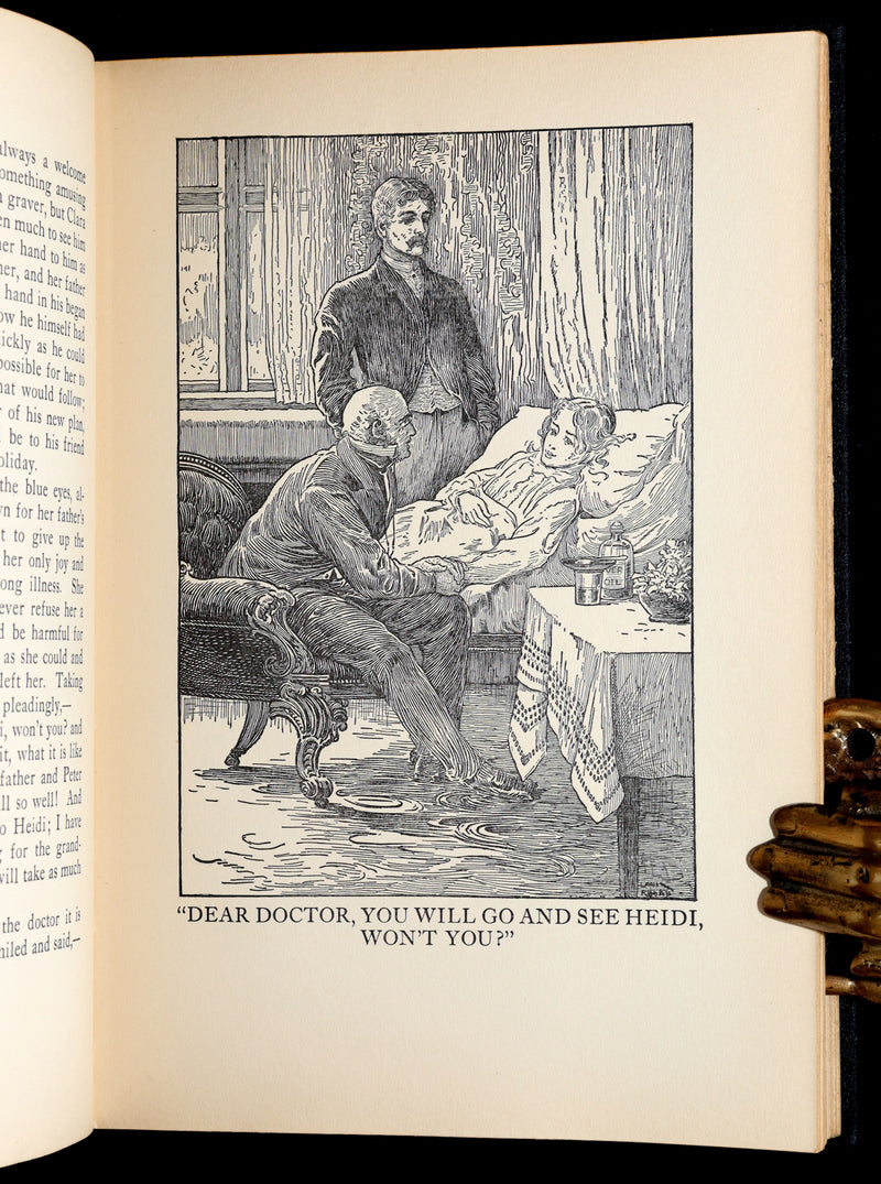 1925 First Illustrated Edition by Louis Rhead - Heidi by Johanna Spyri