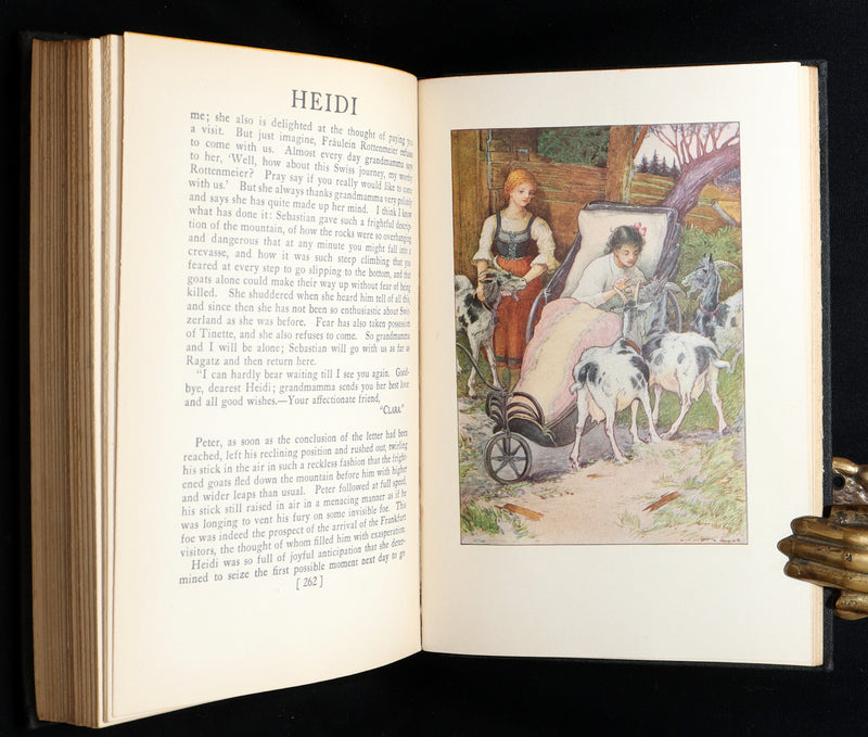 1925 First Illustrated Edition by Louis Rhead - Heidi by Johanna Spyri