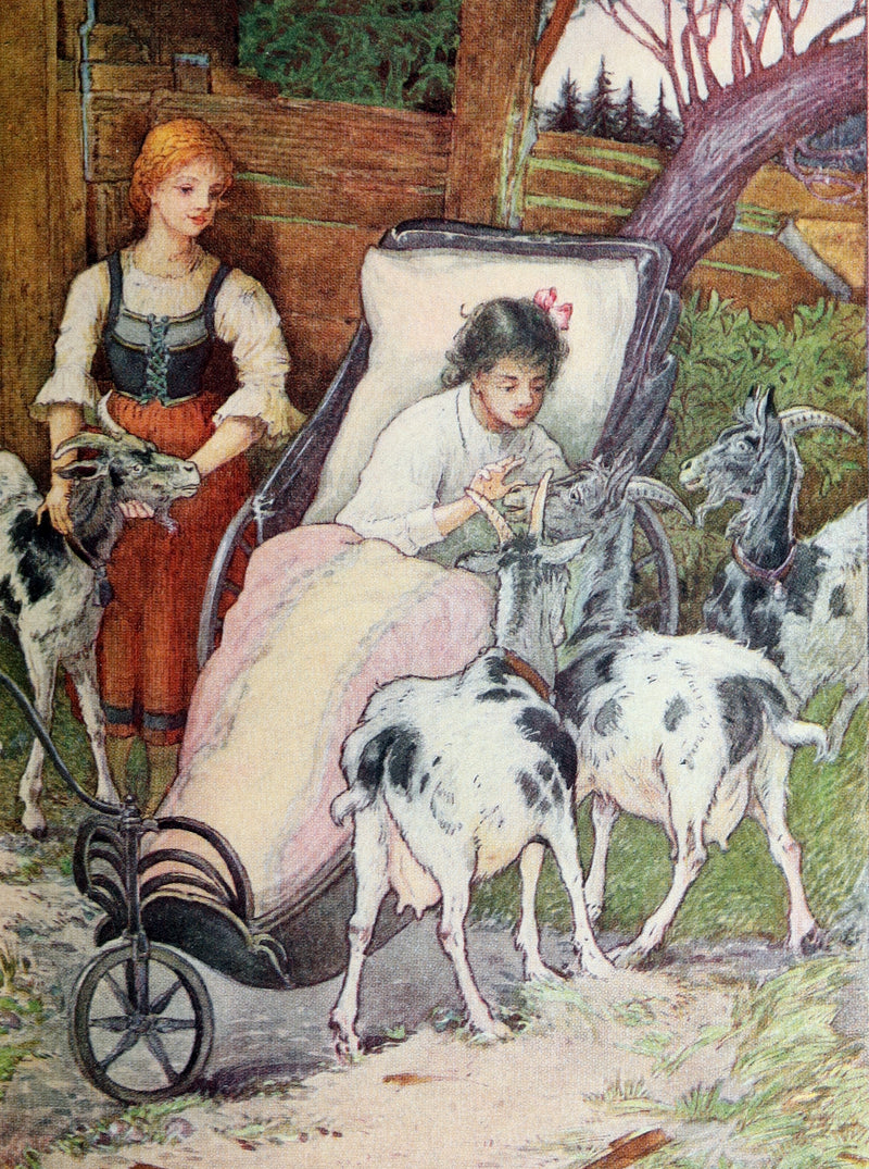 1925 First Illustrated Edition by Louis Rhead - Heidi by Johanna Spyri