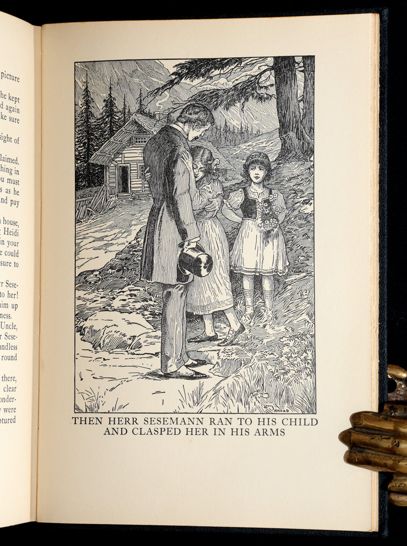 1925 First Illustrated Edition by Louis Rhead - Heidi by Johanna Spyri