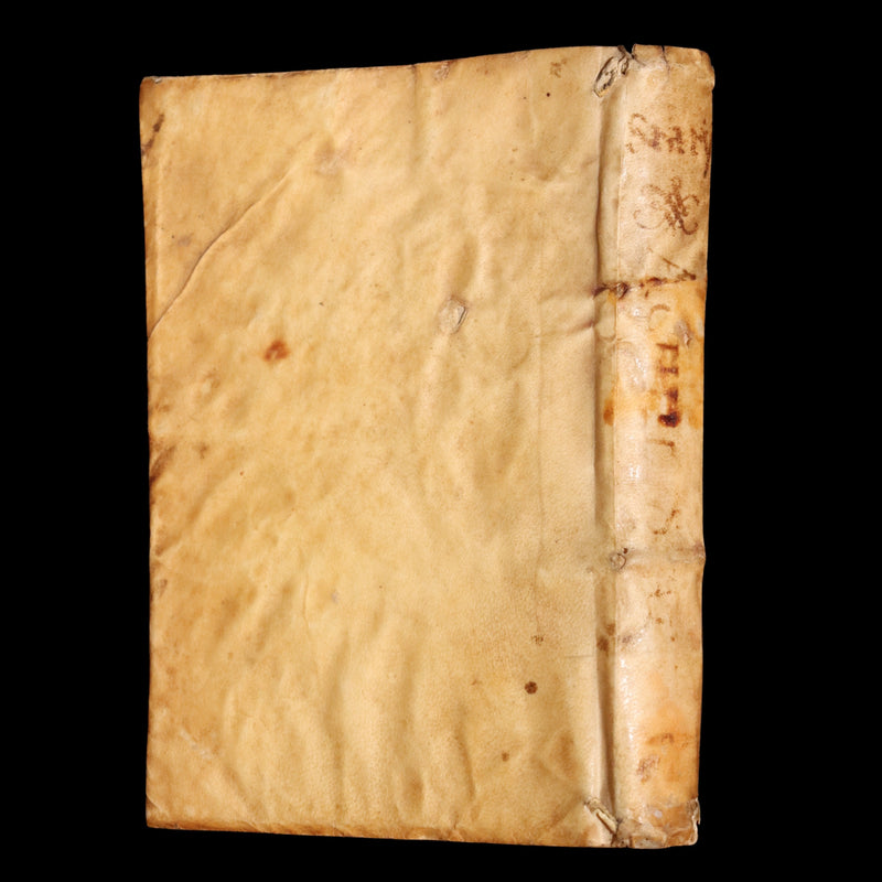 1587 Scarce Latin Vellum Book - Achilles Tatius’ Clitophon and Leucippe