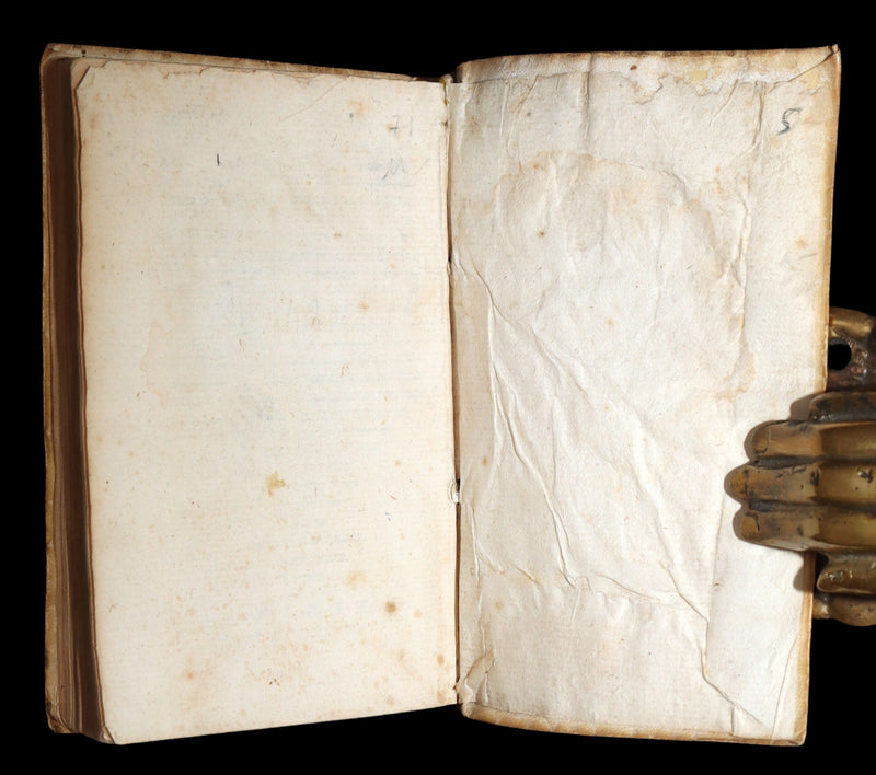 1587 Scarce Latin Vellum Book - Achilles Tatius’ Clitophon and Leucippe