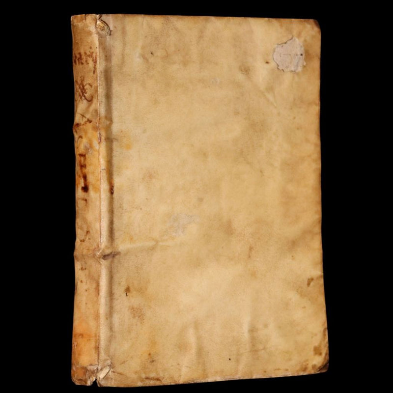 1587 Scarce Latin Vellum Book - Achilles Tatius’ Clitophon and Leucippe