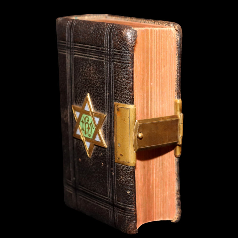 1880 Rare Book with Clasp - The Holy Bible Containing the Old and New Testaments
