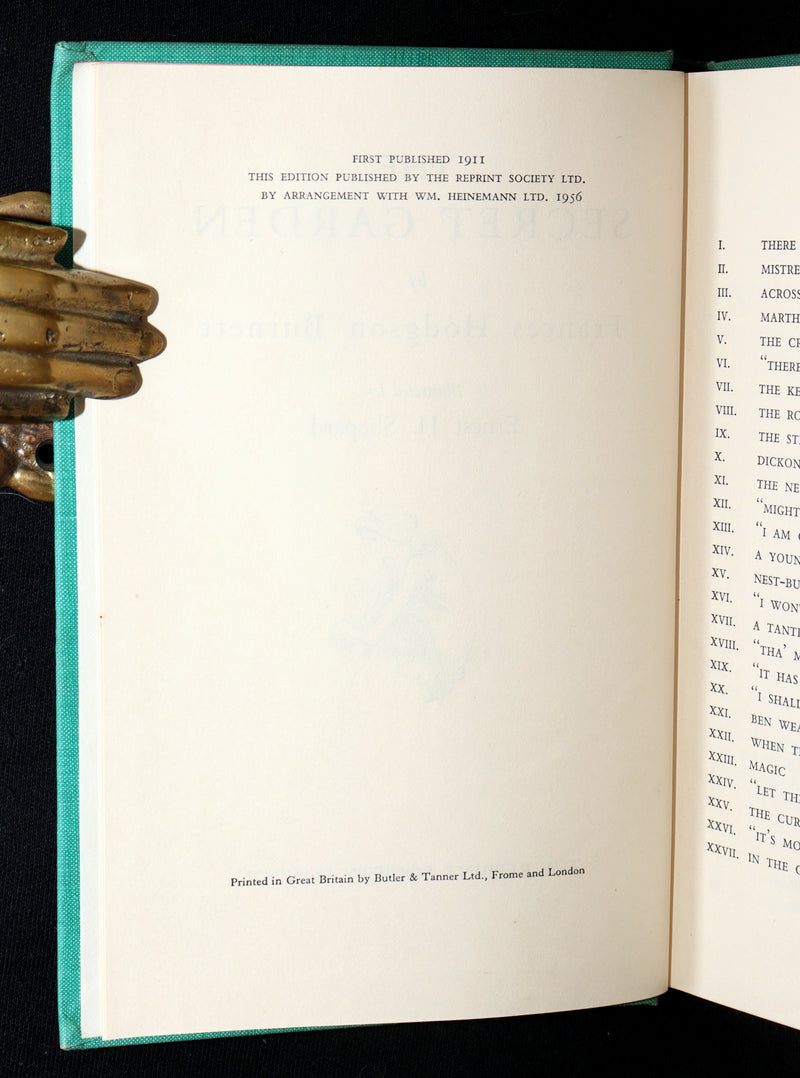 1956 First Illustrated Edition by Shepard - The Secret Garden by F.H. Burnett
