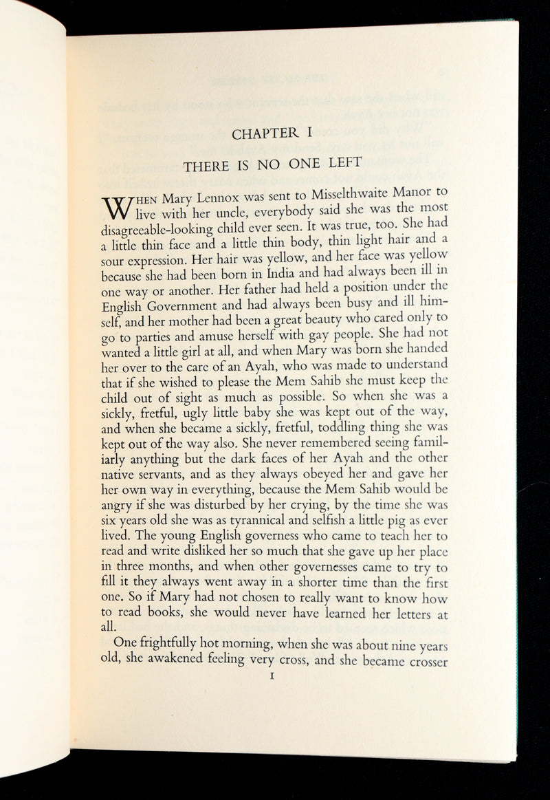 1956 First Illustrated Edition by Shepard - The Secret Garden by F.H. Burnett