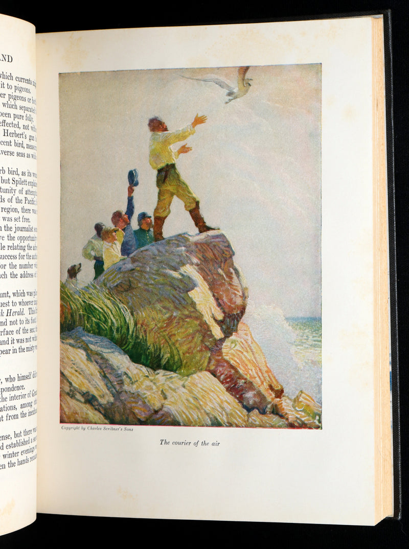 1951 Book - The Mysterious Island by Jules Verne Illustrated by N.C. Wyeth