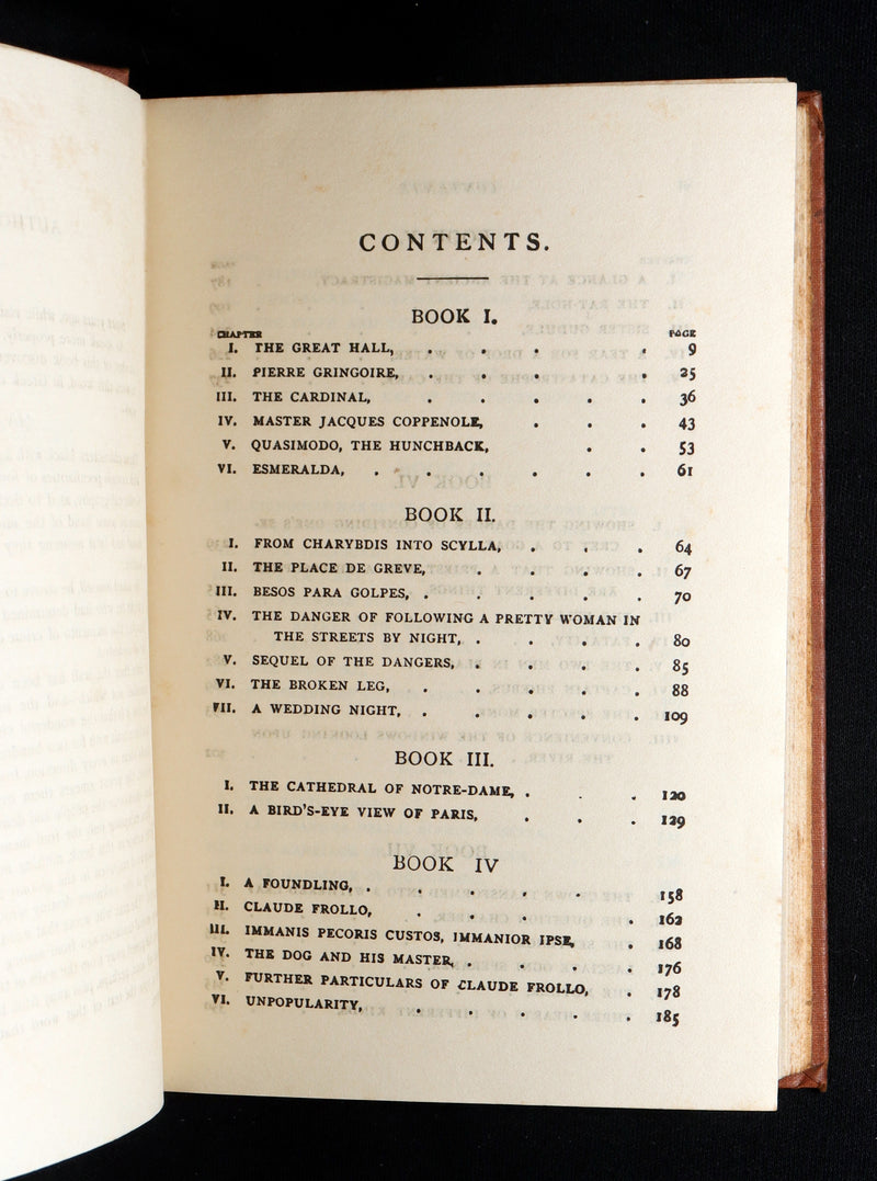 1890 Rare Book - Notre-Dame, or The Bellringer of Paris by Victor Hugo