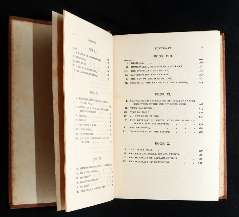 1890 Rare Book - Notre-Dame, or The Bellringer of Paris by Victor Hugo