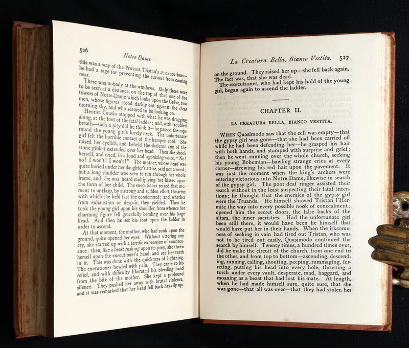 1890 Rare Book - Notre-Dame, or The Bellringer of Paris by Victor Hugo