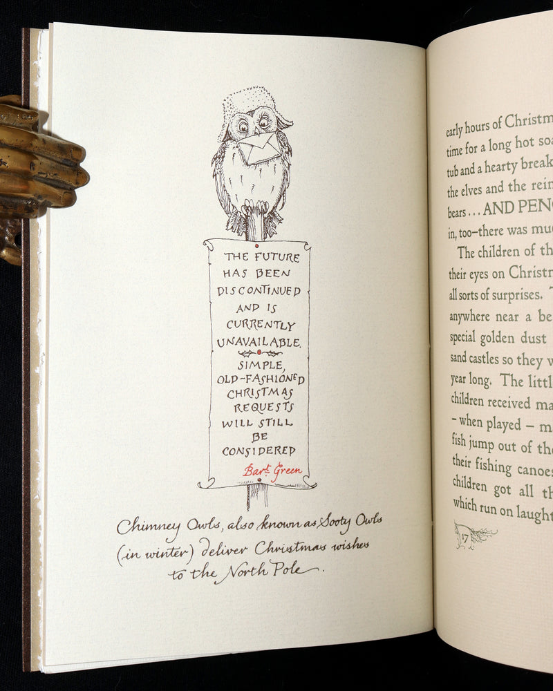 2013 Rare Book - An Unexpected Gift, A Christmas Tale by Charles van Sandwyk