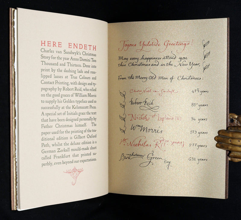 2013 Rare Book - An Unexpected Gift, A Christmas Tale by Charles van Sandwyk