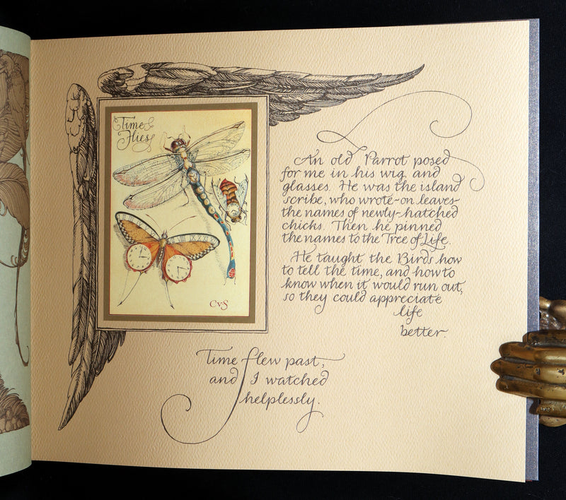 2005 Signed 1stED - Sketches from the Dream Island of Birds, Charles van Sandwyk