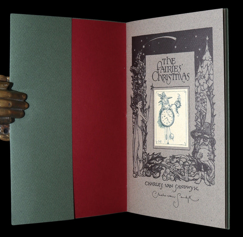 2001 Scarce Signed First Edition - The Fairies’ Christmas by Charles van Sandwyk