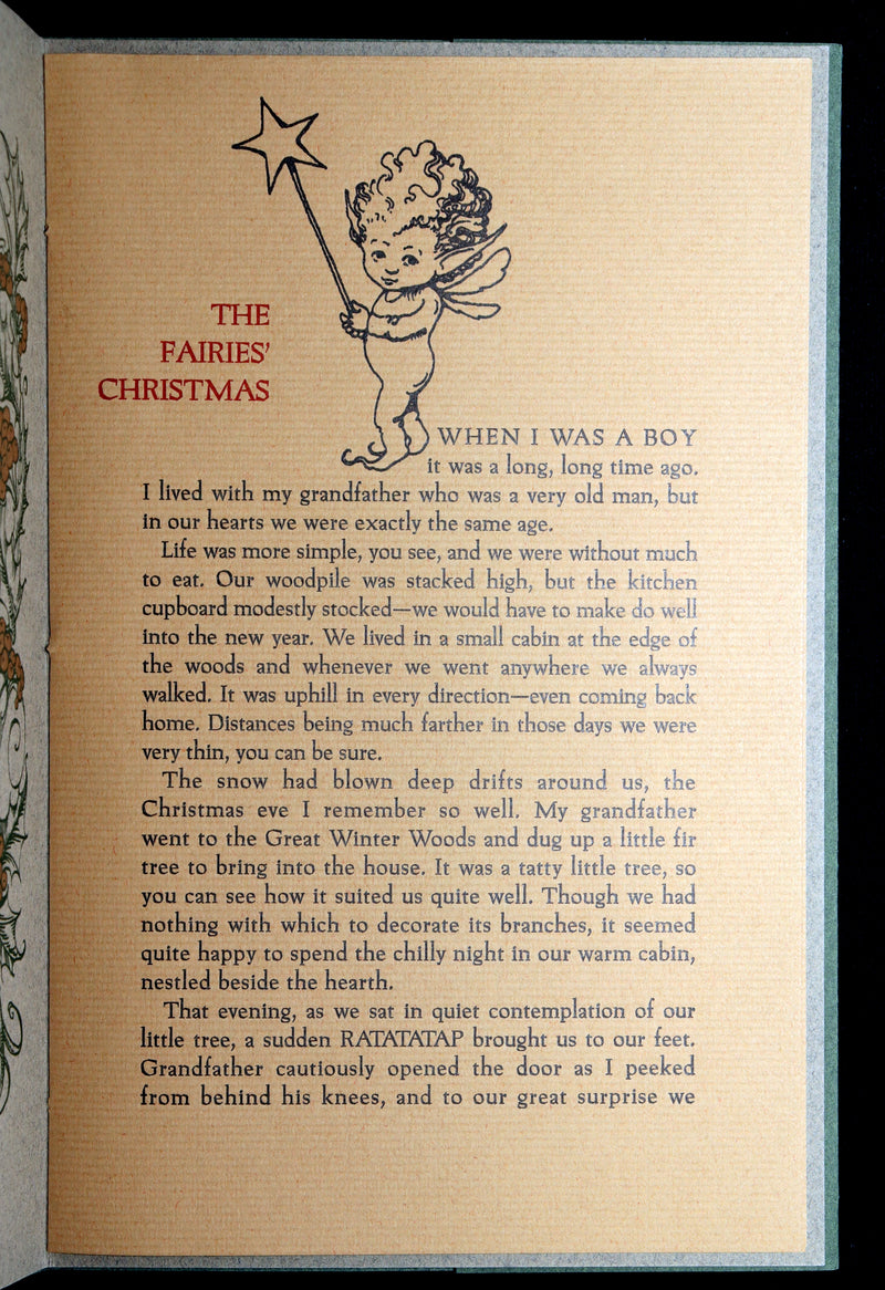 2001 Scarce Signed First Edition - The Fairies’ Christmas by Charles van Sandwyk