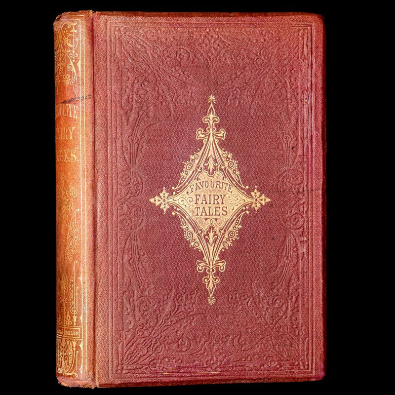1861 Scarce Book - Favourite Fairy Tales With Twelve Coloured Illustrations