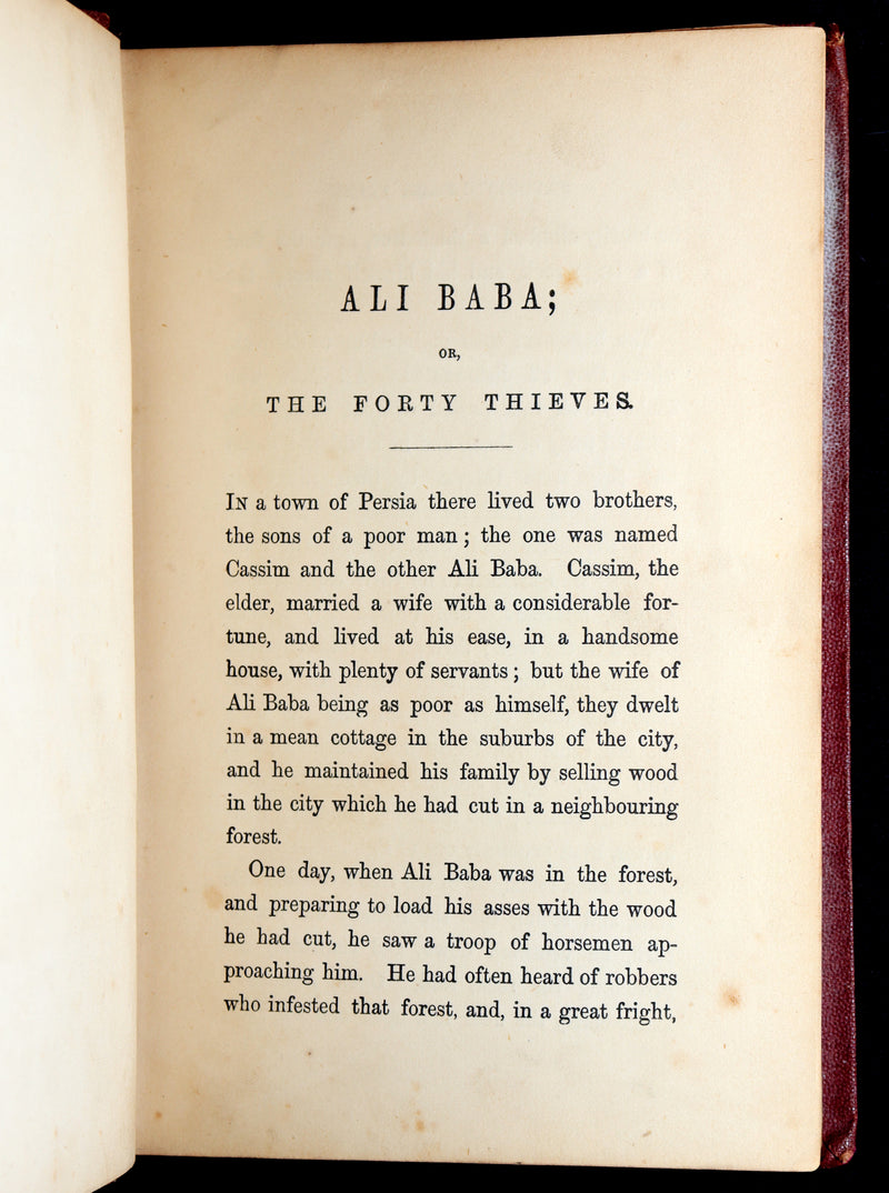 1861 Scarce Book - Favourite Fairy Tales With Twelve Coloured Illustrations